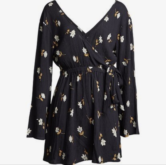 Billabong - Side Out - Floral Mini Dress - Picture 3 of 5